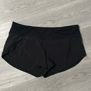 lululemon black speed ups 2.5”